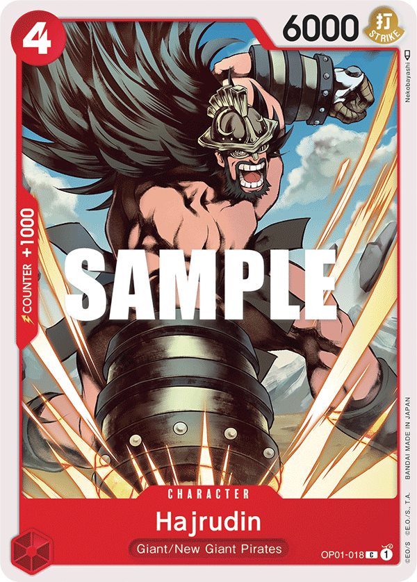 Hajrudin OP01-018 One Piece card