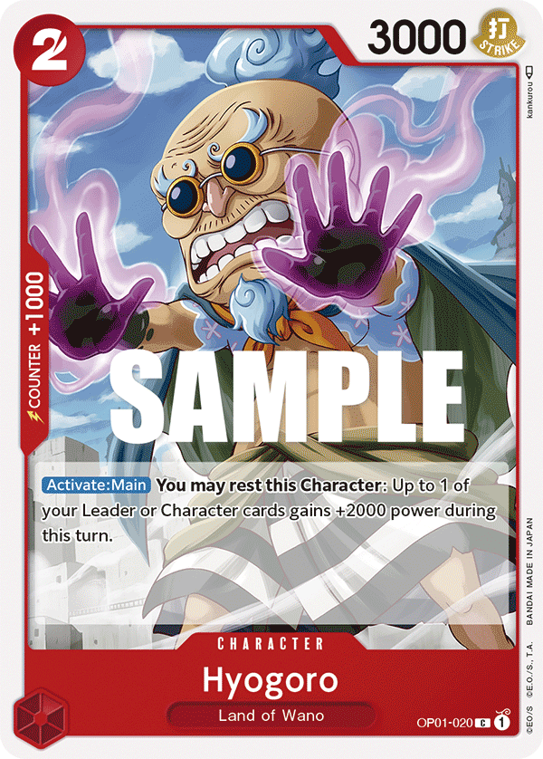 Hyogoro OP01-020 One Piece card