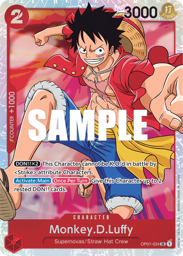 Monkey.D.Luffy (024) OP01-024 One Piece card