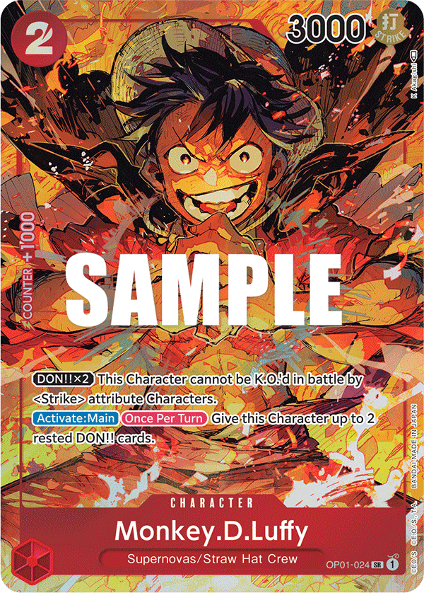 Monkey.D.Luffy (024) (Parallel) OP01-024 One Piece card