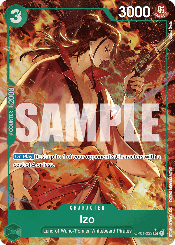 Izo (OP01-033) (Alternate Art) OP01-033 One Piece card