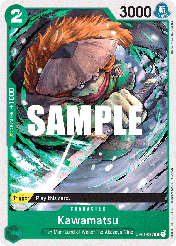 Kawamatsu OP01-037 One Piece card