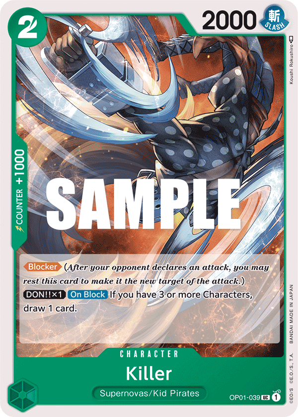 Killer OP01-039 One Piece card