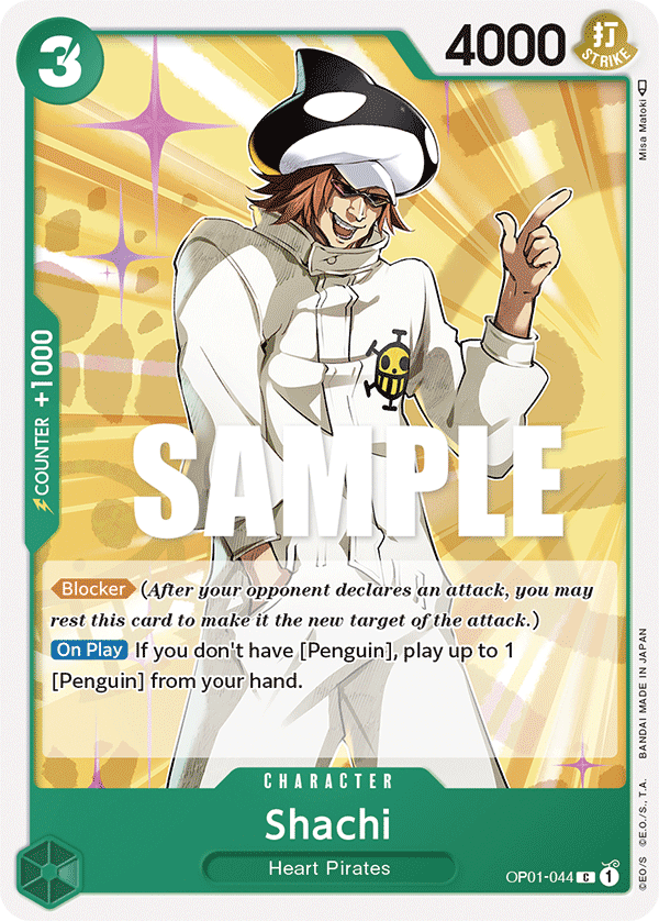 Shachi OP01-044 One Piece card