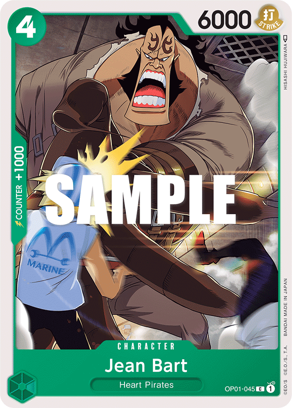 Jean Bart OP01-045 One Piece card
