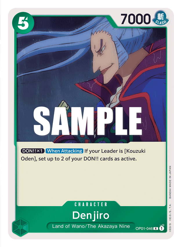 Denjiro OP01-046 One Piece card