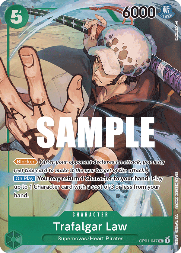 Trafalgar Law (047) (Parallel) OP01-047 One Piece card