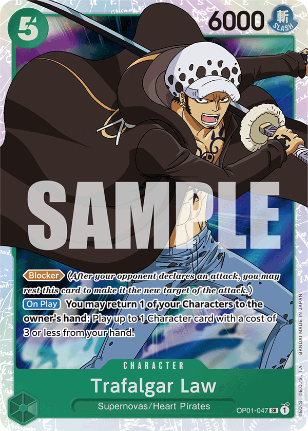 Trafalgar Law OP01-047 One Piece card