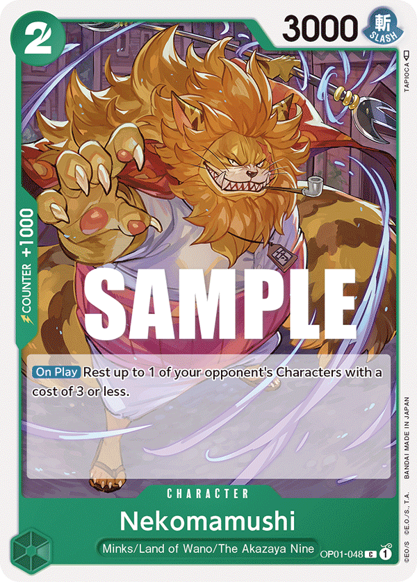 Nekomamushi OP01-048 One Piece card