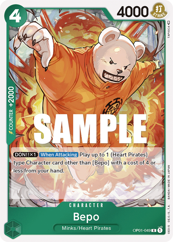 Bepo OP01-049 One Piece card