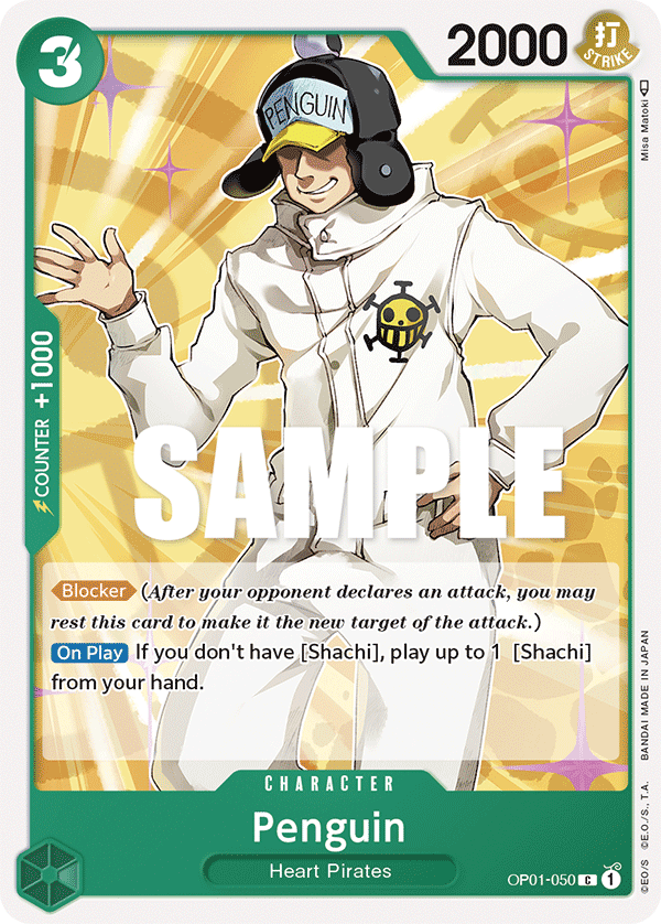 Penguin OP01-050 One Piece card