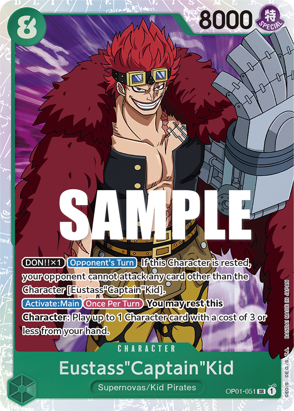 Eustass"Captain"Kid OP01-051 One Piece card