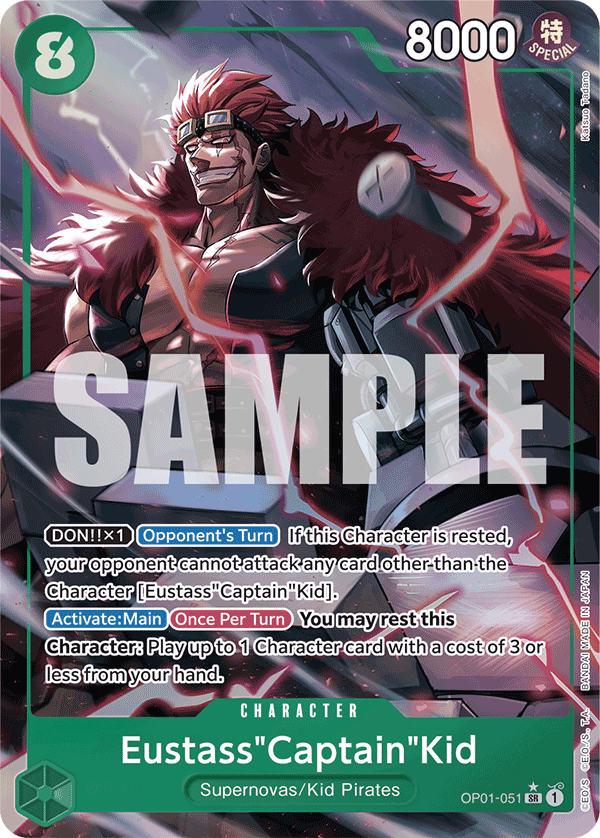 Eustass"Captain"Kid (OP01-051) (Alternate Art) OP01-051 One Piece card