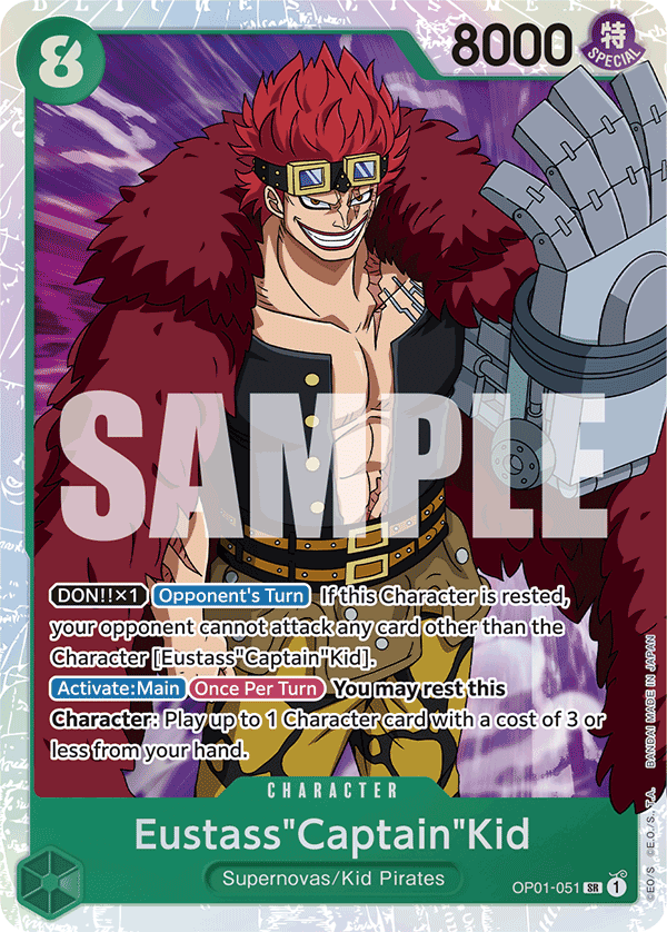 Eustass"Captain"Kid OP01-051 One Piece card