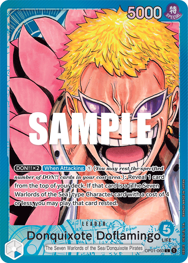 Donquixote Doflamingo (060) (Parallel) OP01-060 One Piece card