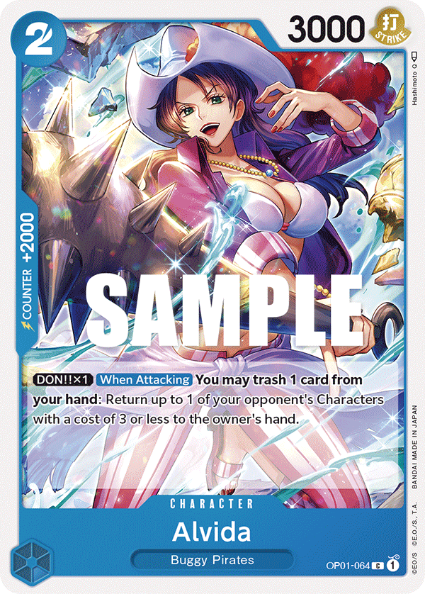 Alvida OP01-064 One Piece card