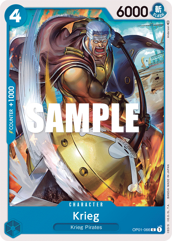 Krieg OP01-066 One Piece card