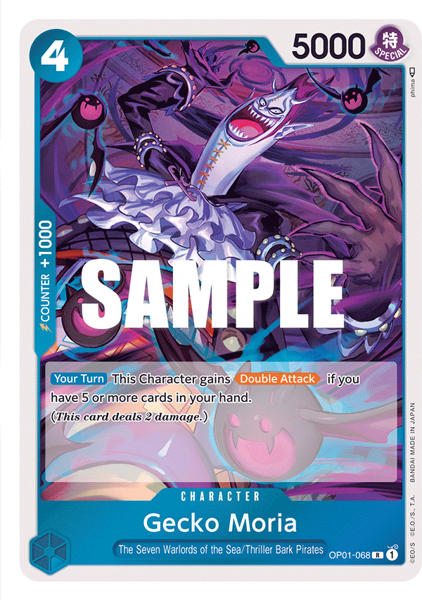 Gecko Moria OP01-068 One Piece card