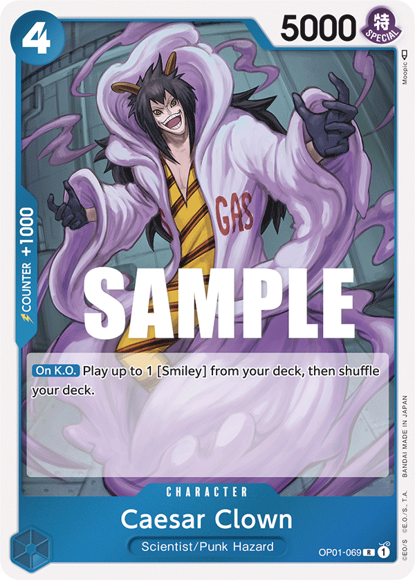 Caesar Clown OP01-069 One Piece card