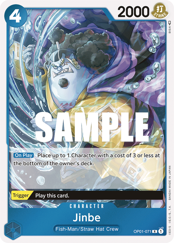 Jinbe (071) OP01-071 One Piece card