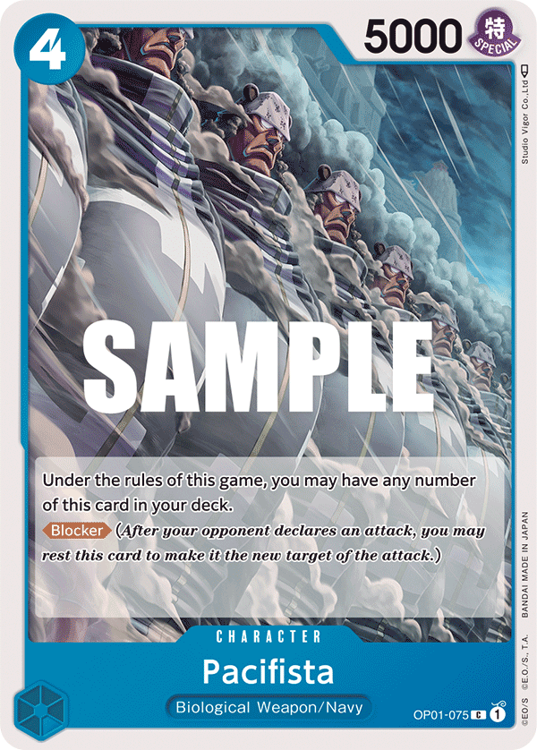 Pacifista OP01-075 One Piece card