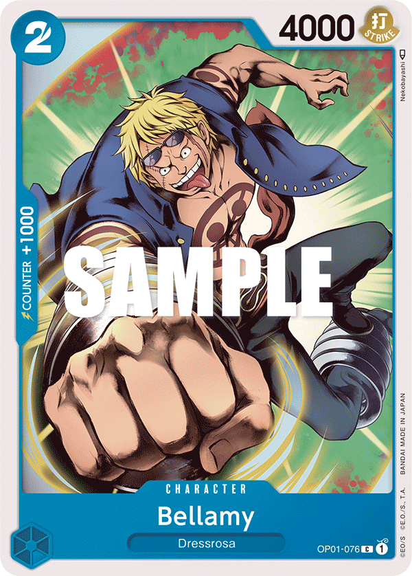 Bellamy OP01-076 One Piece card