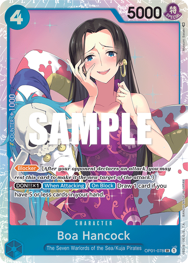 Boa Hancock OP01-078 One Piece card