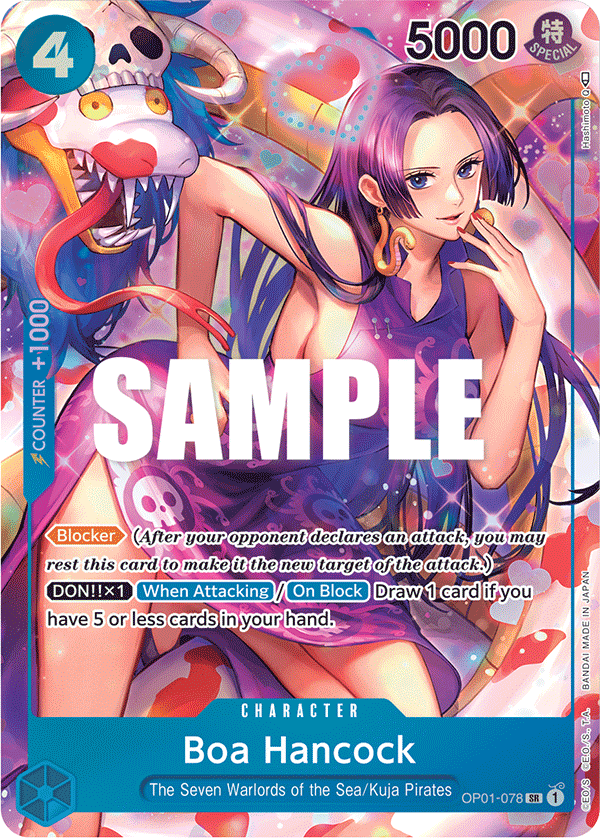 Boa Hancock (Parallel) OP01-078 One Piece card