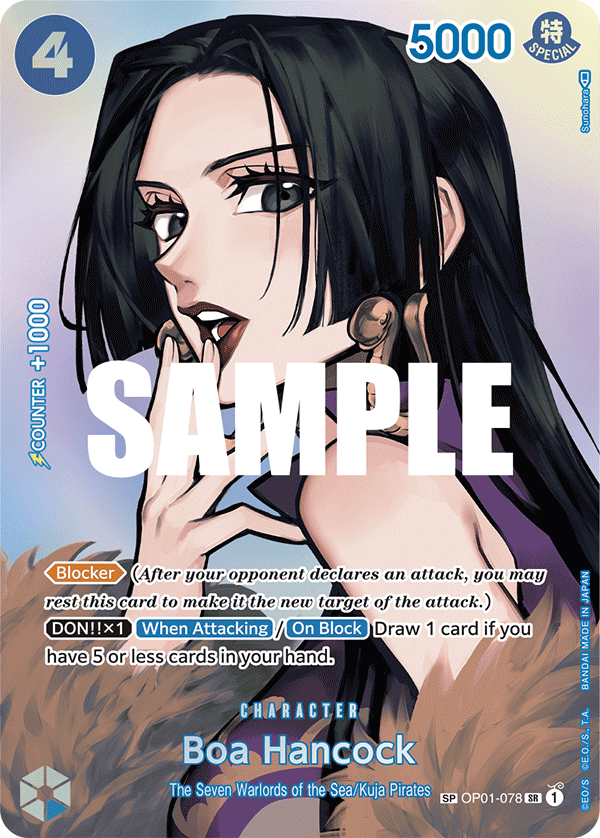 Boa Hancock (SP) OP01-078 One Piece card