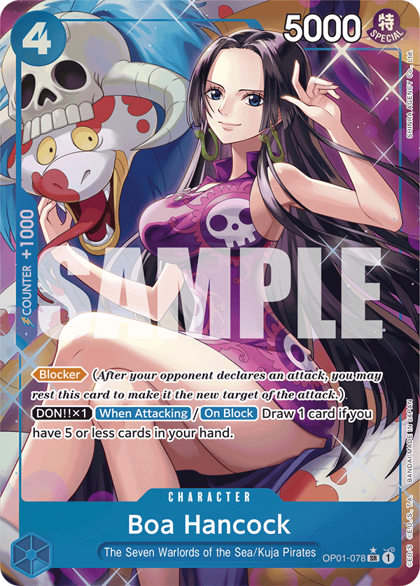 Boa Hancock (OP01-078) (Alternate Art) OP01-078 One Piece card