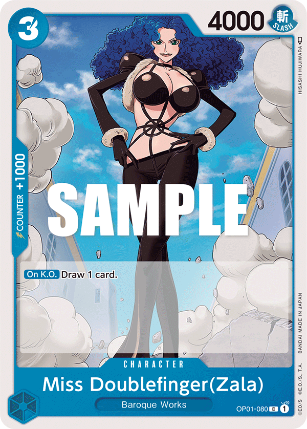 Miss Doublefinger(Zala) OP01-080 One Piece card