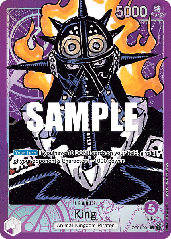 King (091) (Parallel) OP01-091 One Piece card