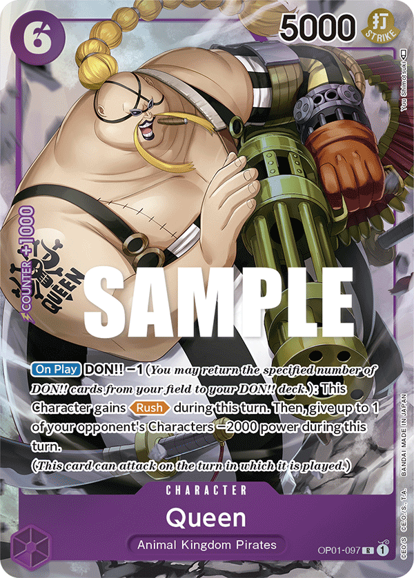 Queen (Parallel) OP01-097 One Piece card