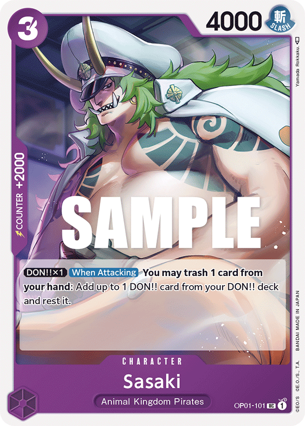 Sasaki OP01-101 One Piece card