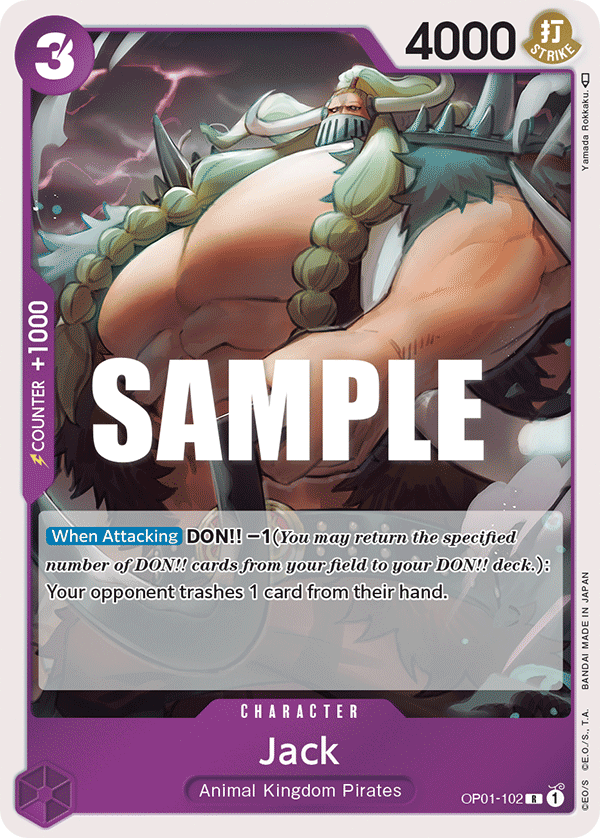 Jack OP01-102 One Piece card