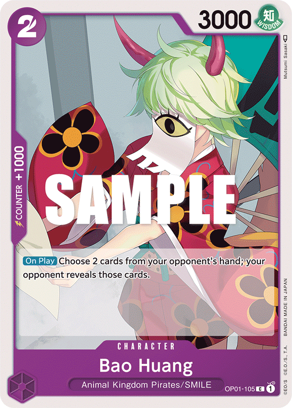 Bao Huang OP01-105 One Piece card