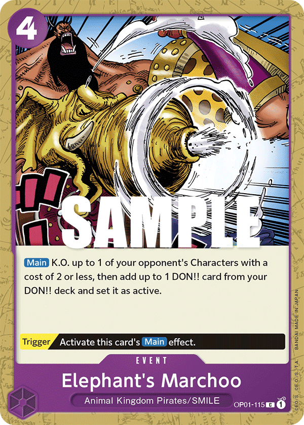 Elephant's Marchoo OP01-115 One Piece card
