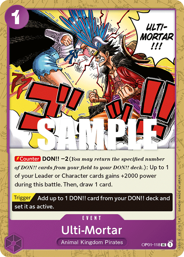 Ulti-Mortar OP01-118 One Piece card
