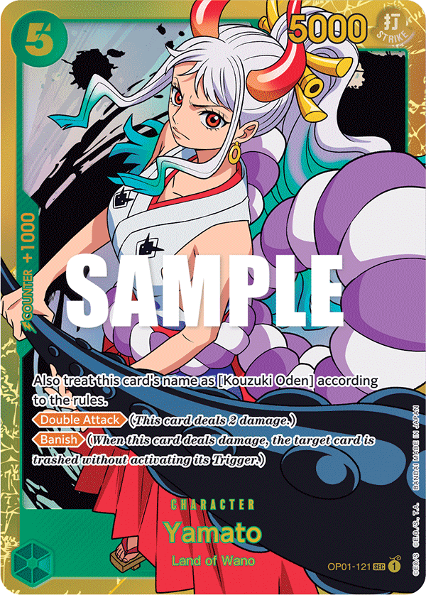 Yamato OP01-121 One Piece card