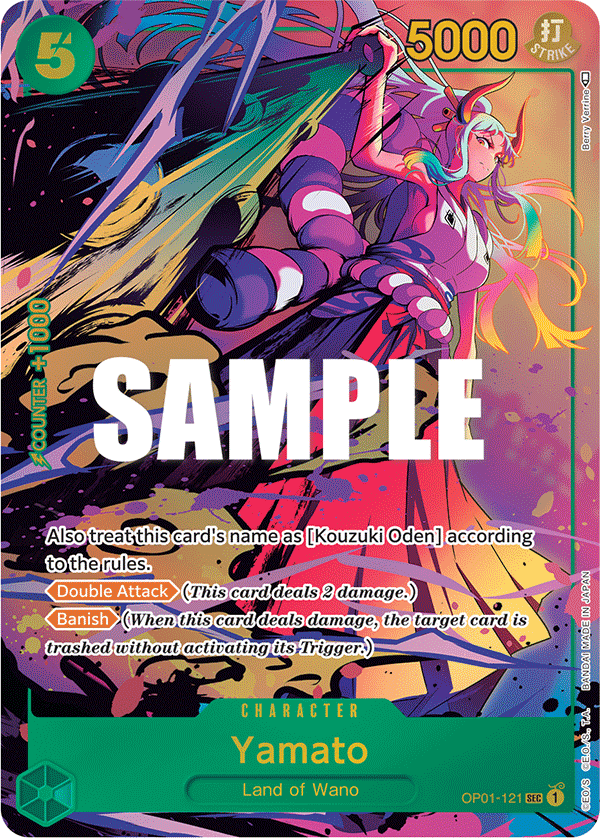 Yamato (Parallel) OP01-121 One Piece card