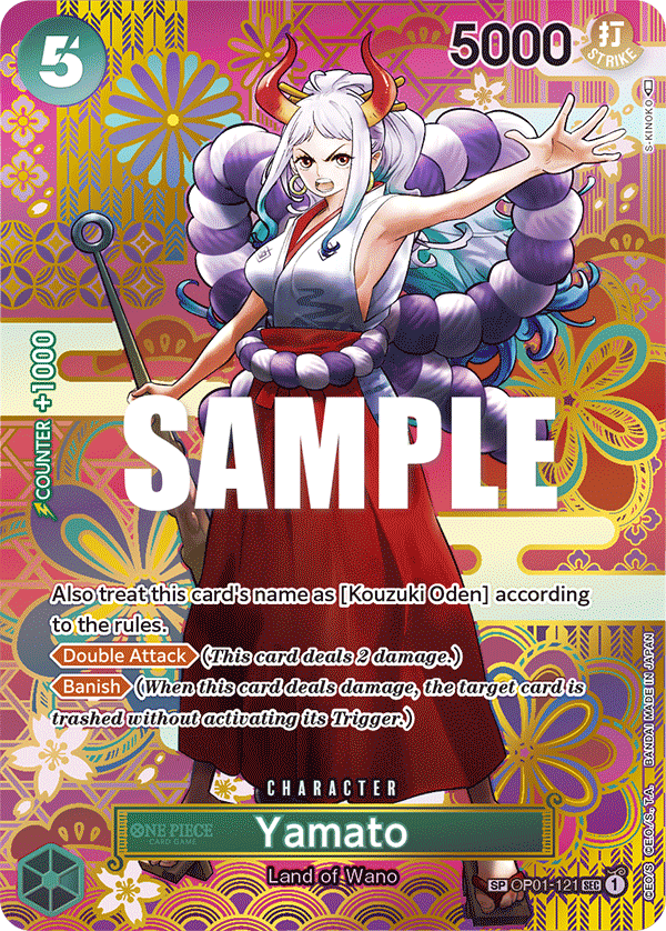 Yamato (SP) OP01-121 One Piece card