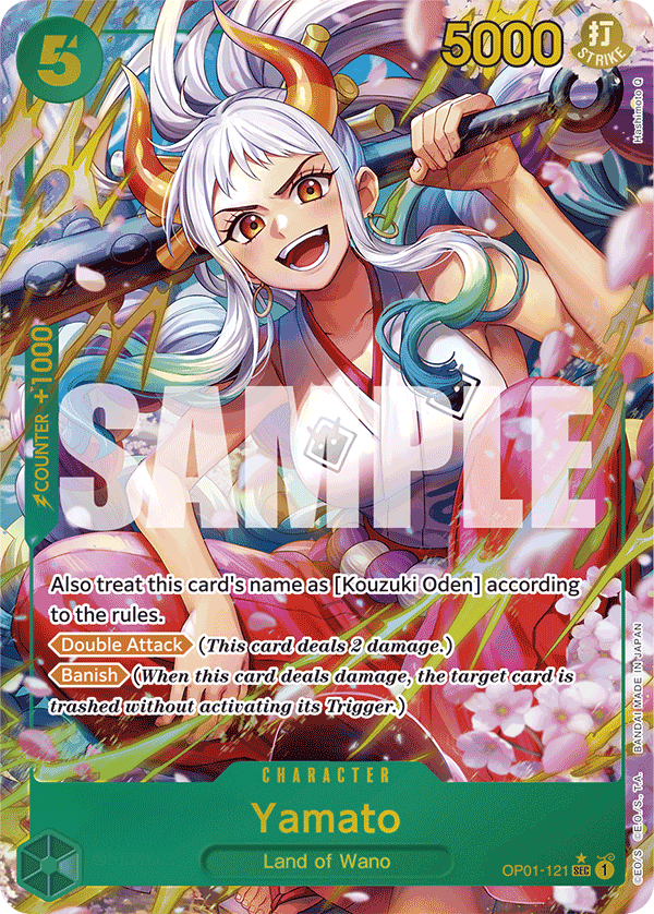 Yamato (OP01-121) (Alternate Art) OP01-121 One Piece card