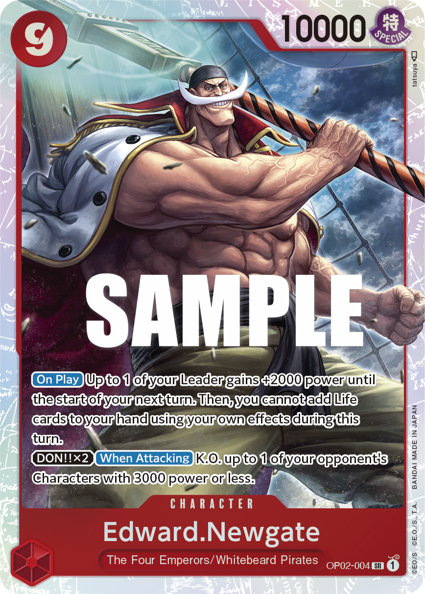 Edward.Newgate (004) OP02-004 One Piece card