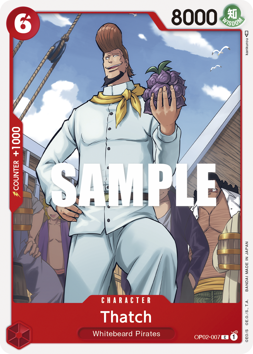 Thatch OP02-007 One Piece card