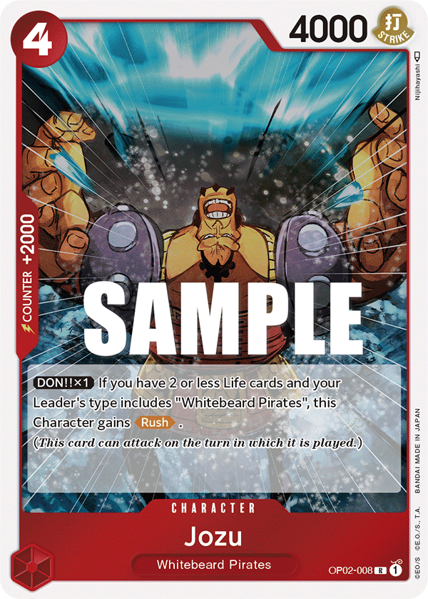 Jozu OP02-008 One Piece card