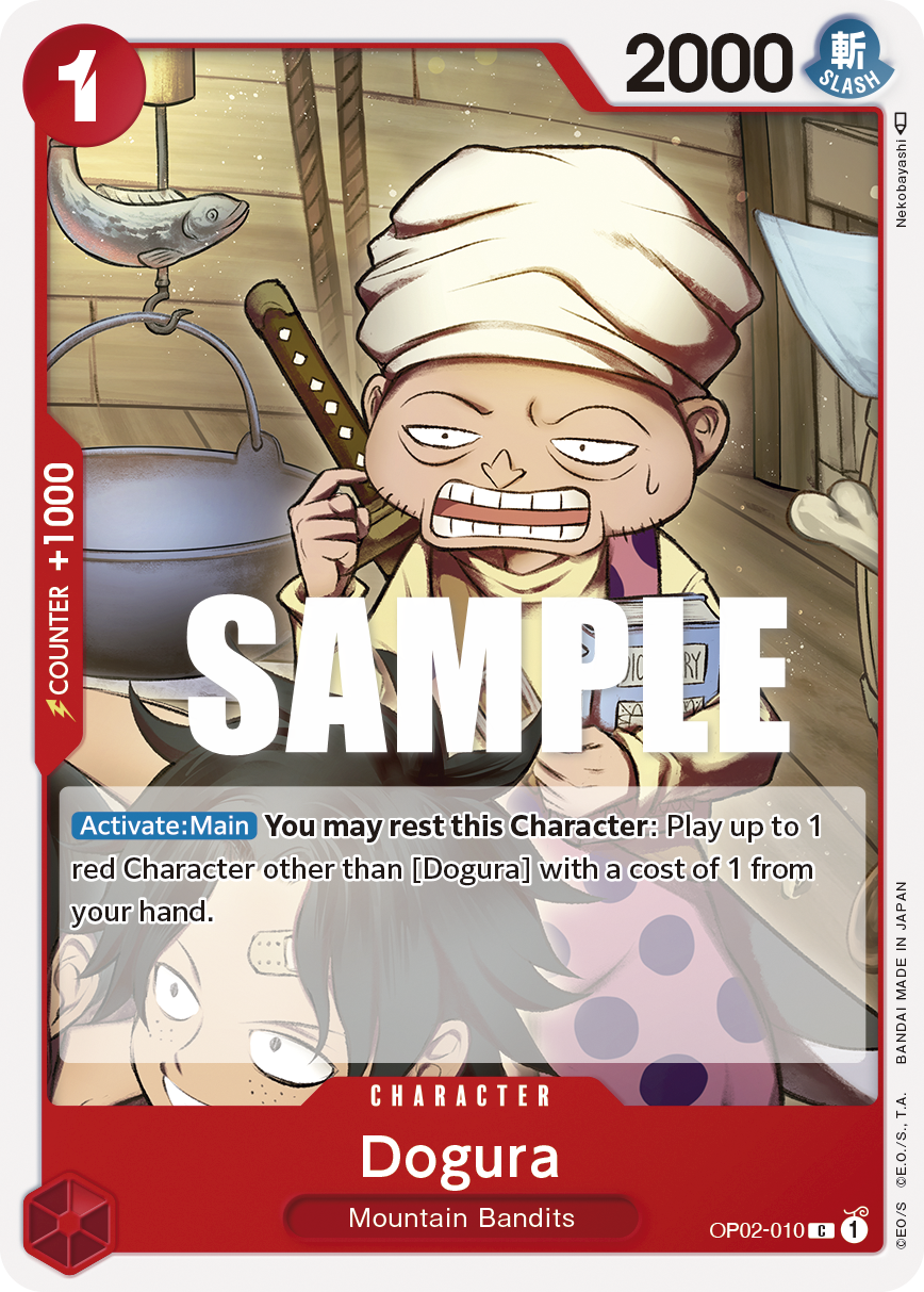 Dogura OP02-010 One Piece card