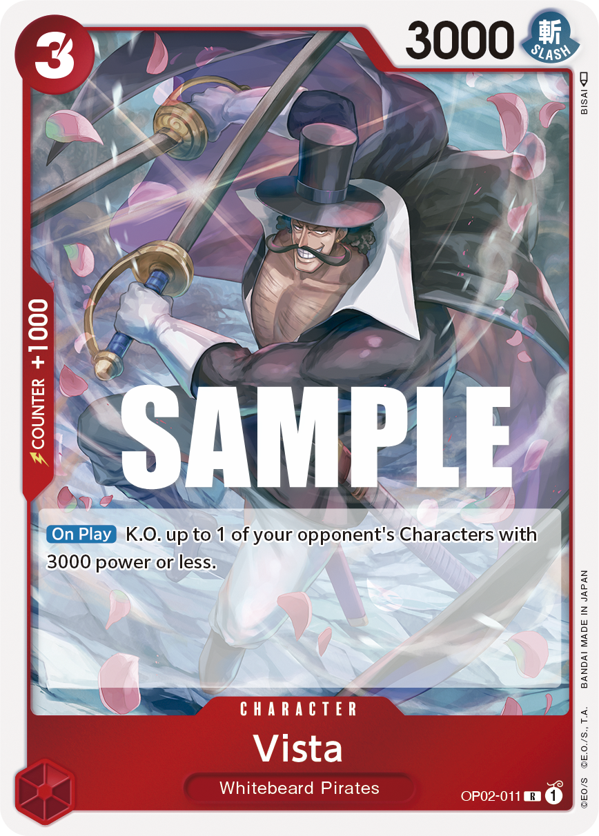 Vista OP02-011 One Piece card