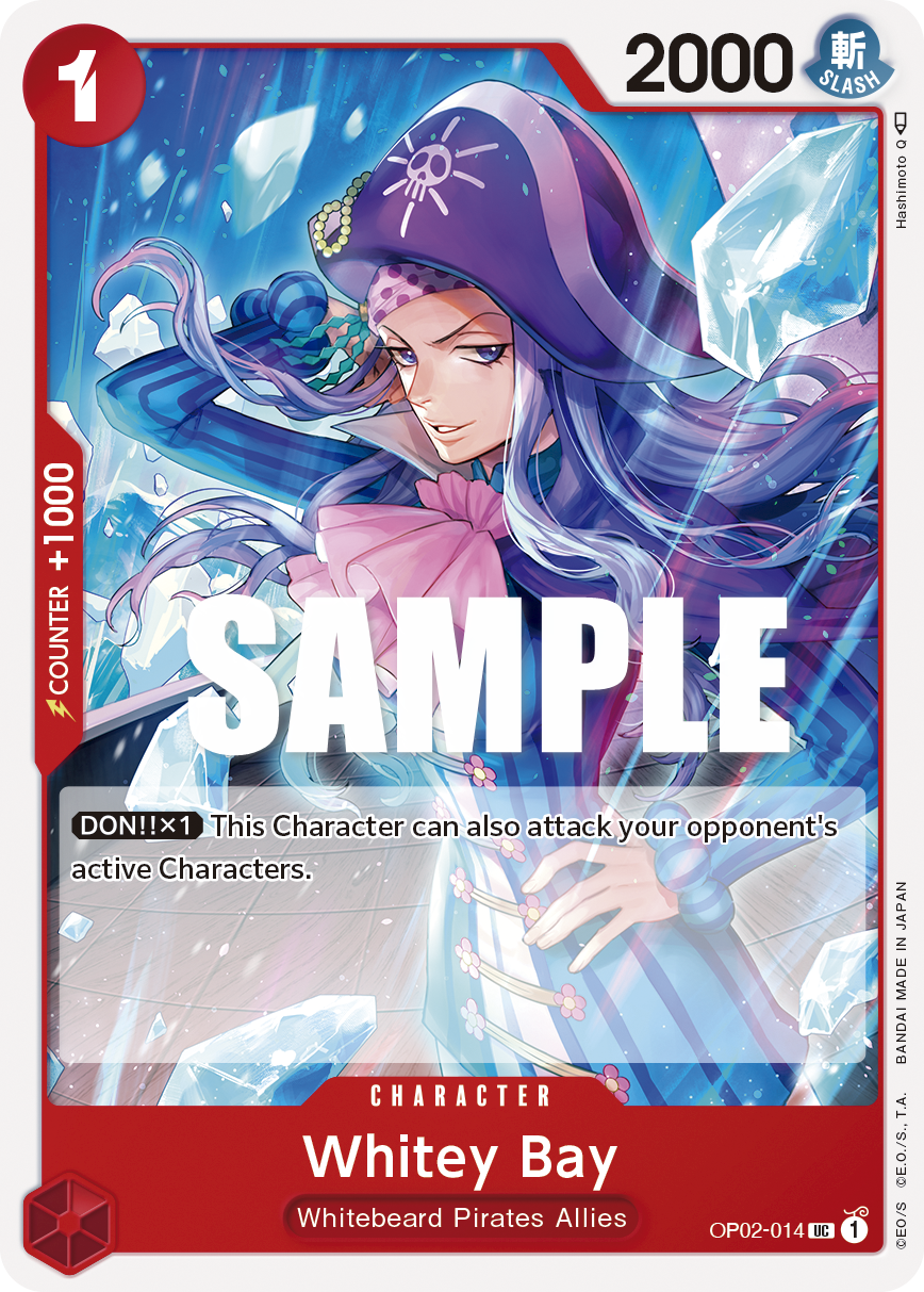 Whitey Bay OP02-014 One Piece card