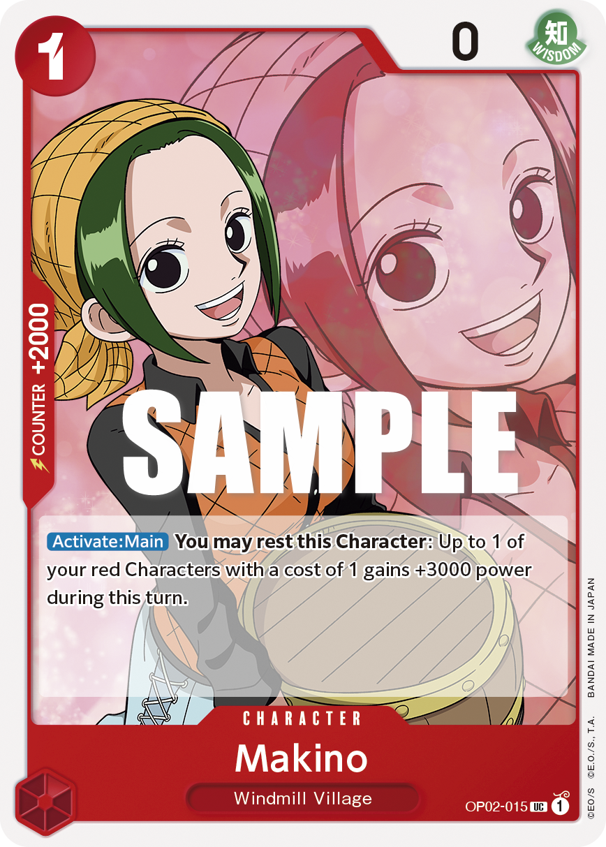 Makino OP02-015 One Piece card