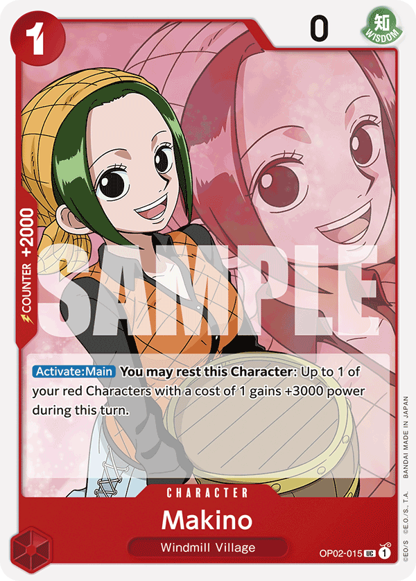 Makino OP02-015 One Piece card